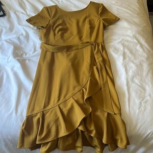 Yellow Calvin Klein Dress